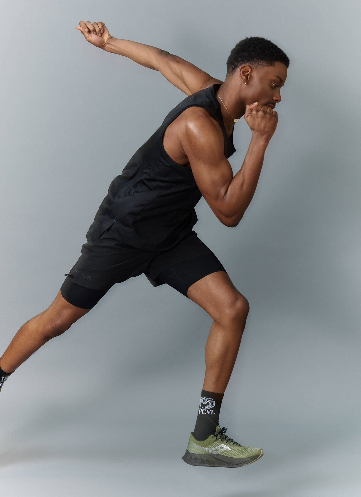 Men's Performance Vest PCVL - Black - Sport | Percival Best Seller