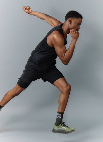 Men's Performance Vest PCVL - Black - Sport | Percival Best Seller