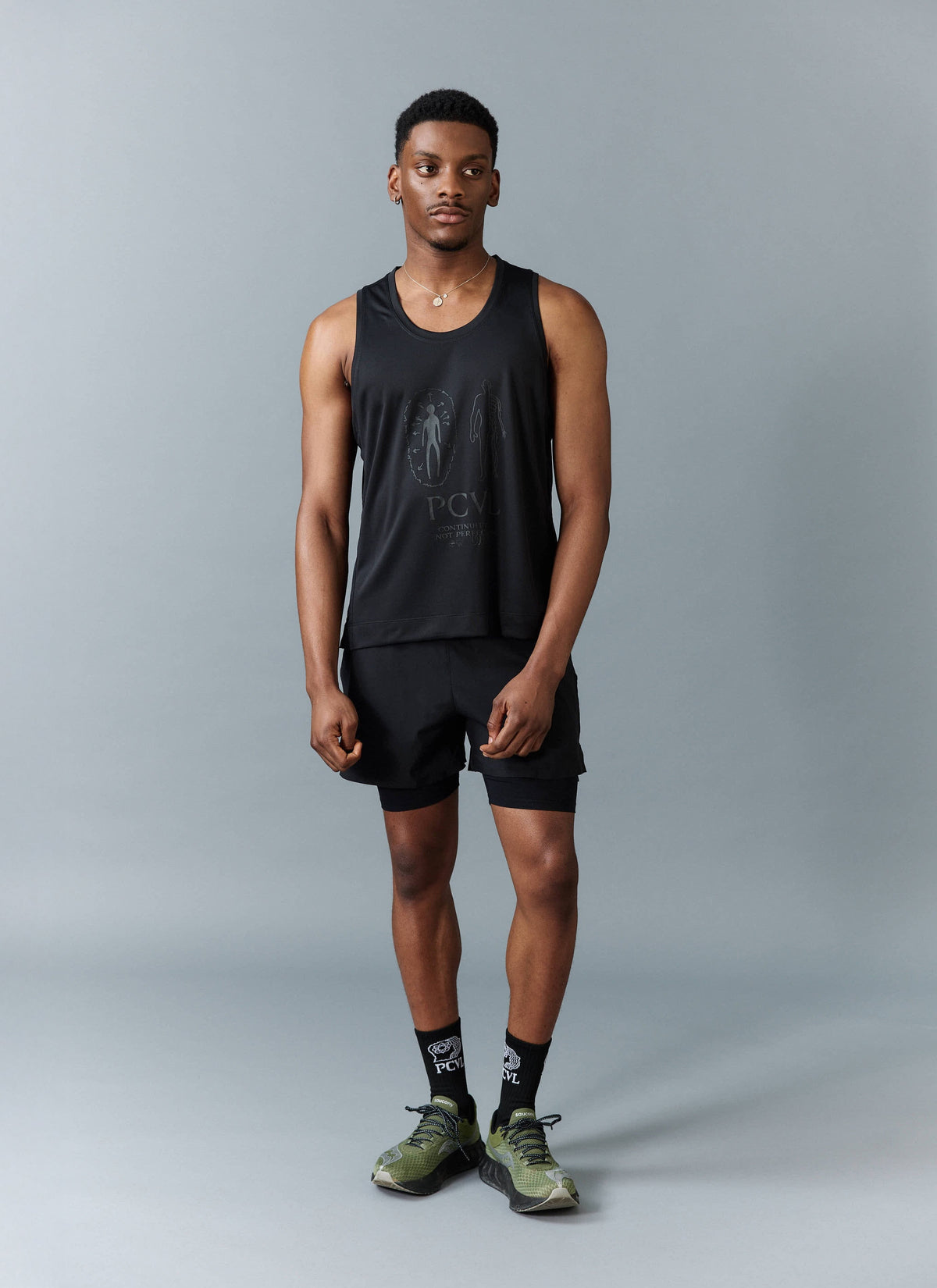 Men's Performance Vest PCVL - Black - Sport | Percival Best Seller
