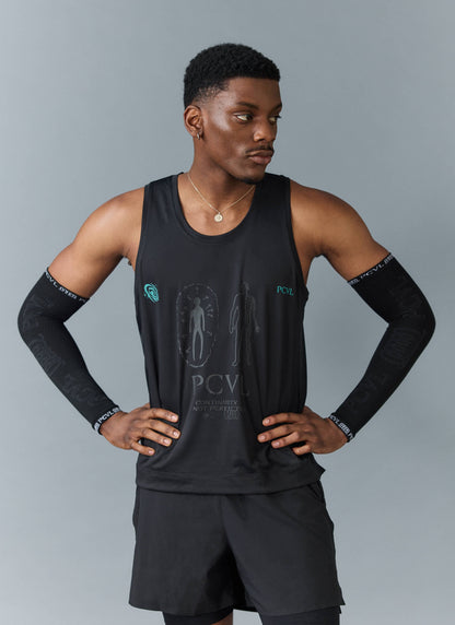 Men's Arm Compression Sleeves - PCVL - Black | Percival Everyday