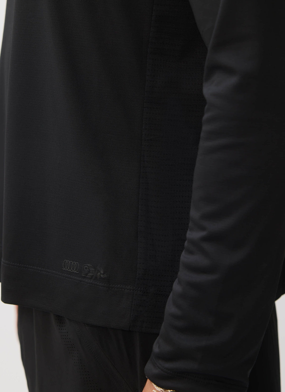 Men's Long Sleeve Performance Top - Black PCVL | Percival Top Pick