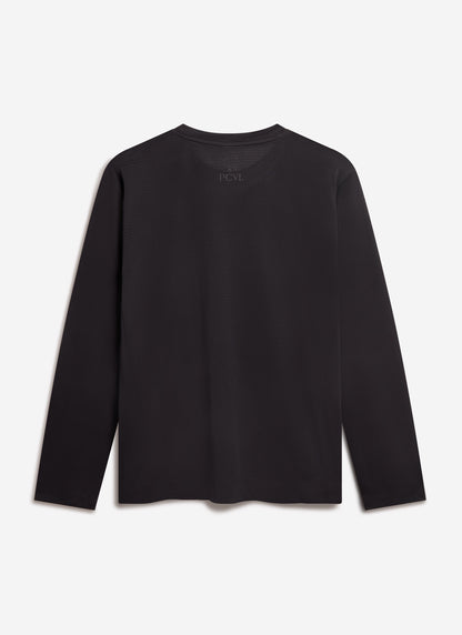 Men's Long Sleeve Performance Top - Black PCVL | Percival Top Pick