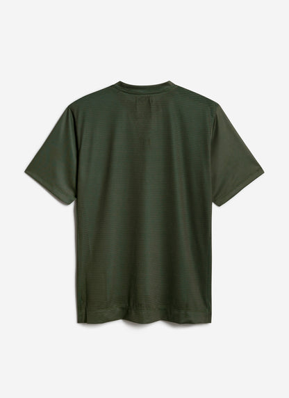 Men's Performance Top - PCVL Printed - Forest | Percival Latest