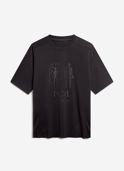 Men's PCVL Performance T-Shirt - Black Printed | Percival Trusted