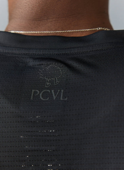 Men's PCVL Performance T-Shirt - Black Printed | Percival Trusted