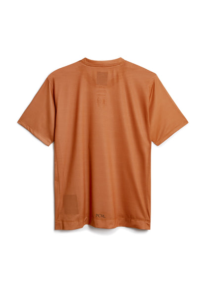 Men's PCVL Printed Performance Top - Rust | Percival Smart Buy