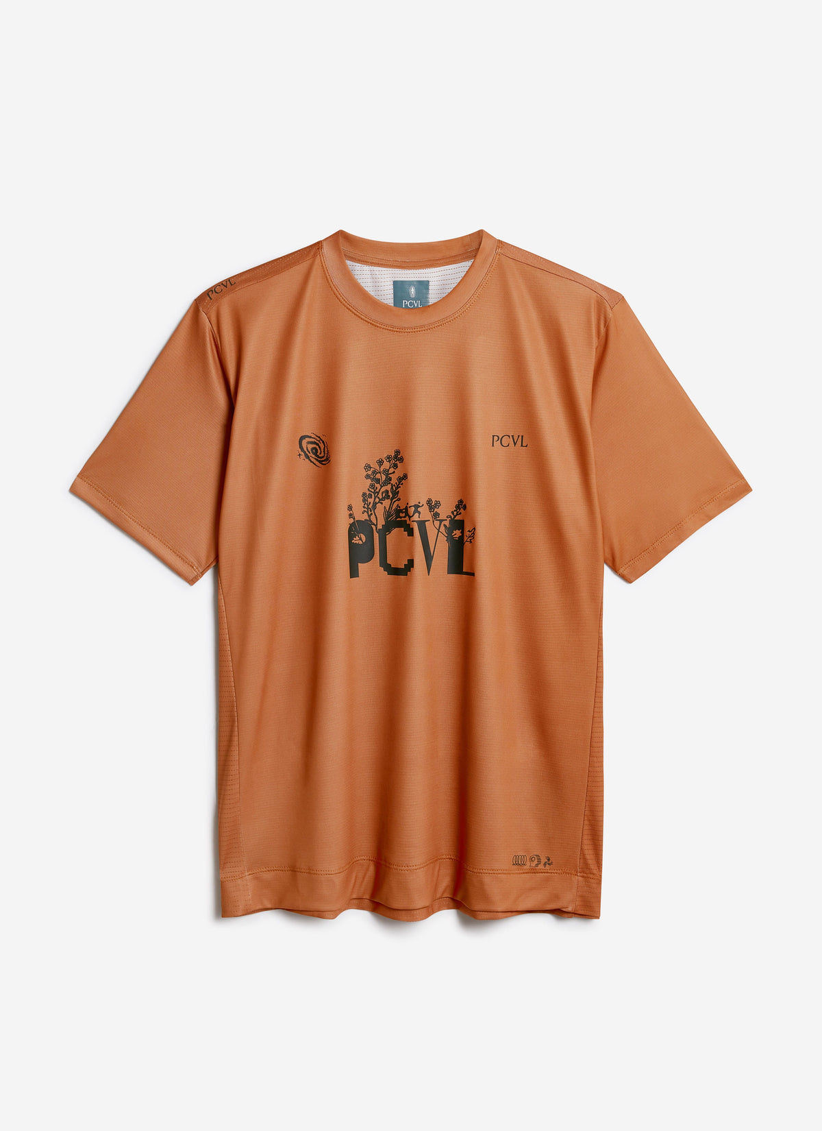 Men's PCVL Printed Performance Top - Rust | Percival Smart Buy