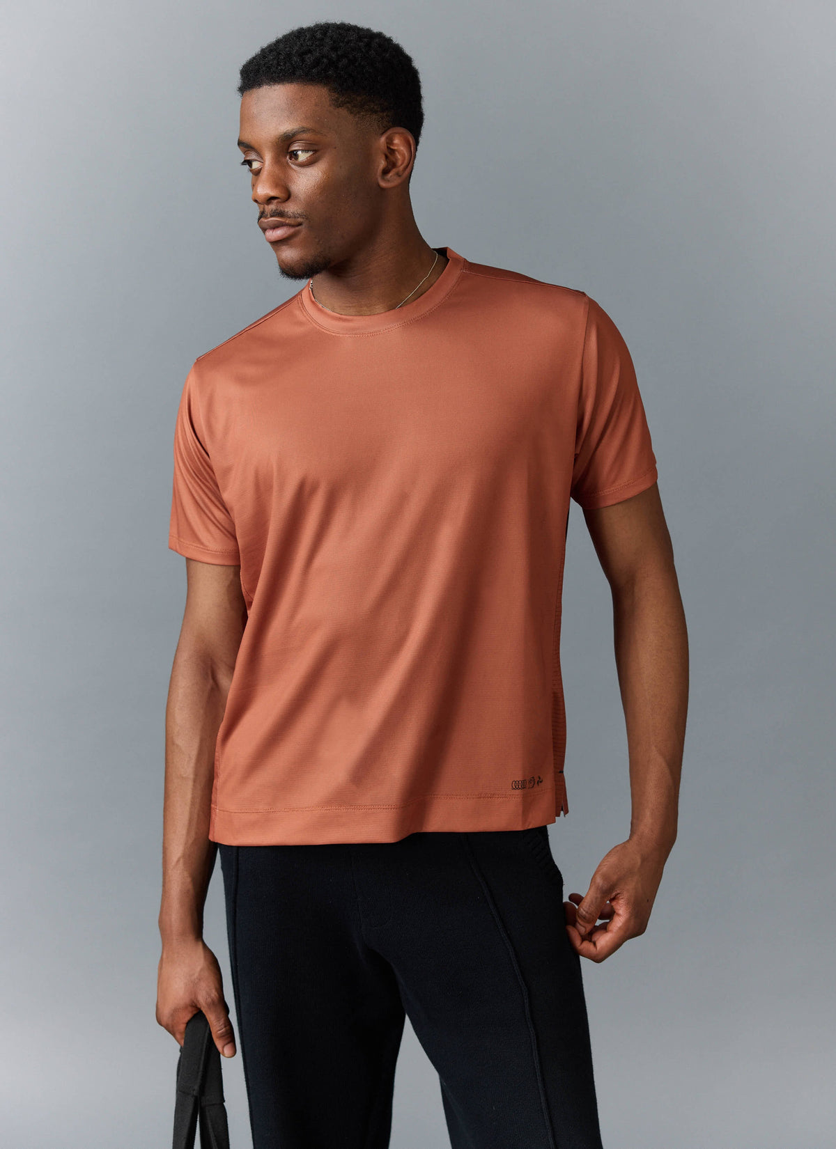 Men's PCVL Performance Top - Rust - Breathable Training Wear | Percival Top Pick