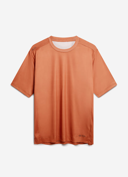 Men's PCVL Performance Top - Rust - Breathable Training Wear | Percival Top Pick