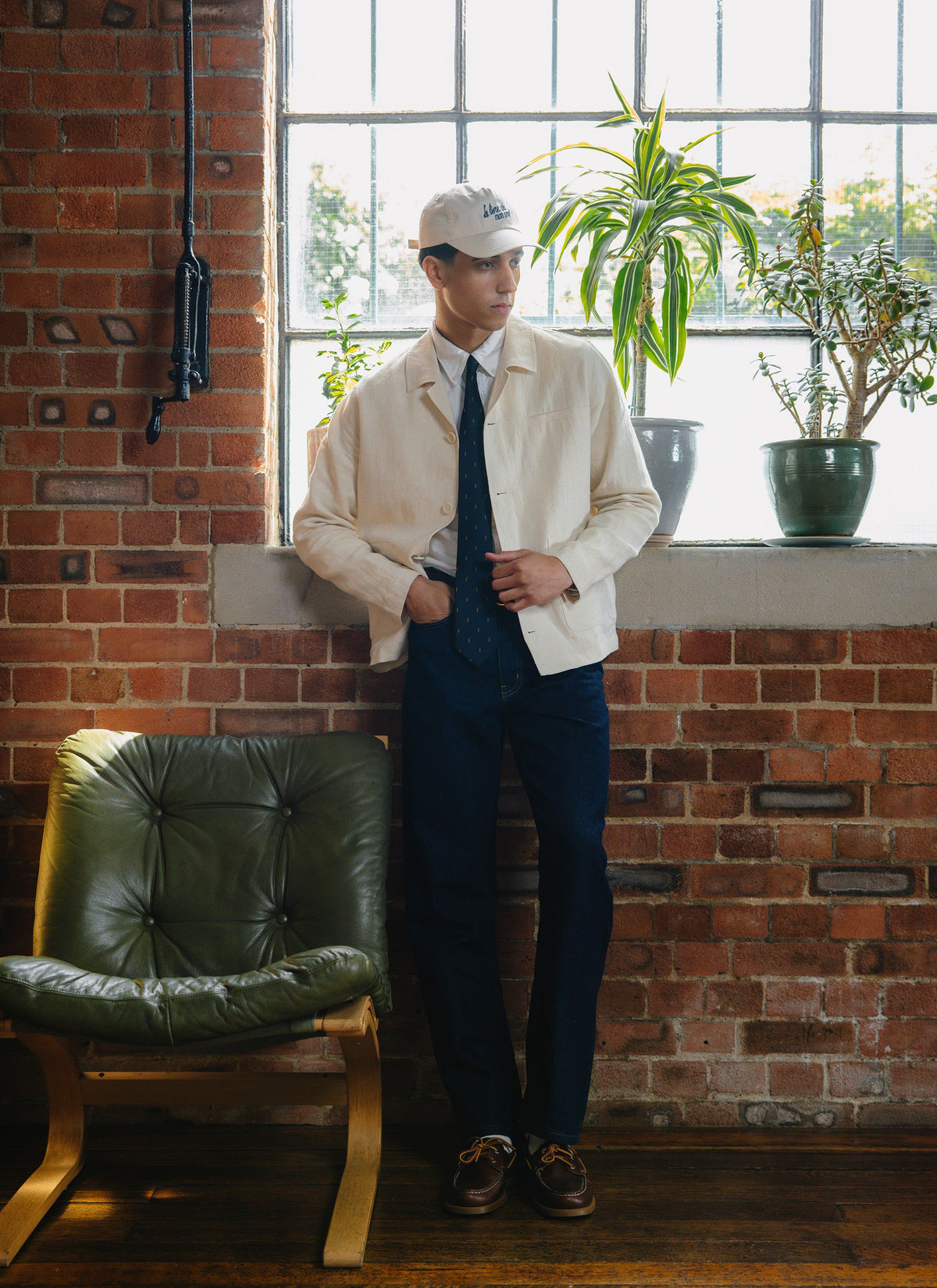 Relaxed Linen Overshirt - Stone | Percival Trusted