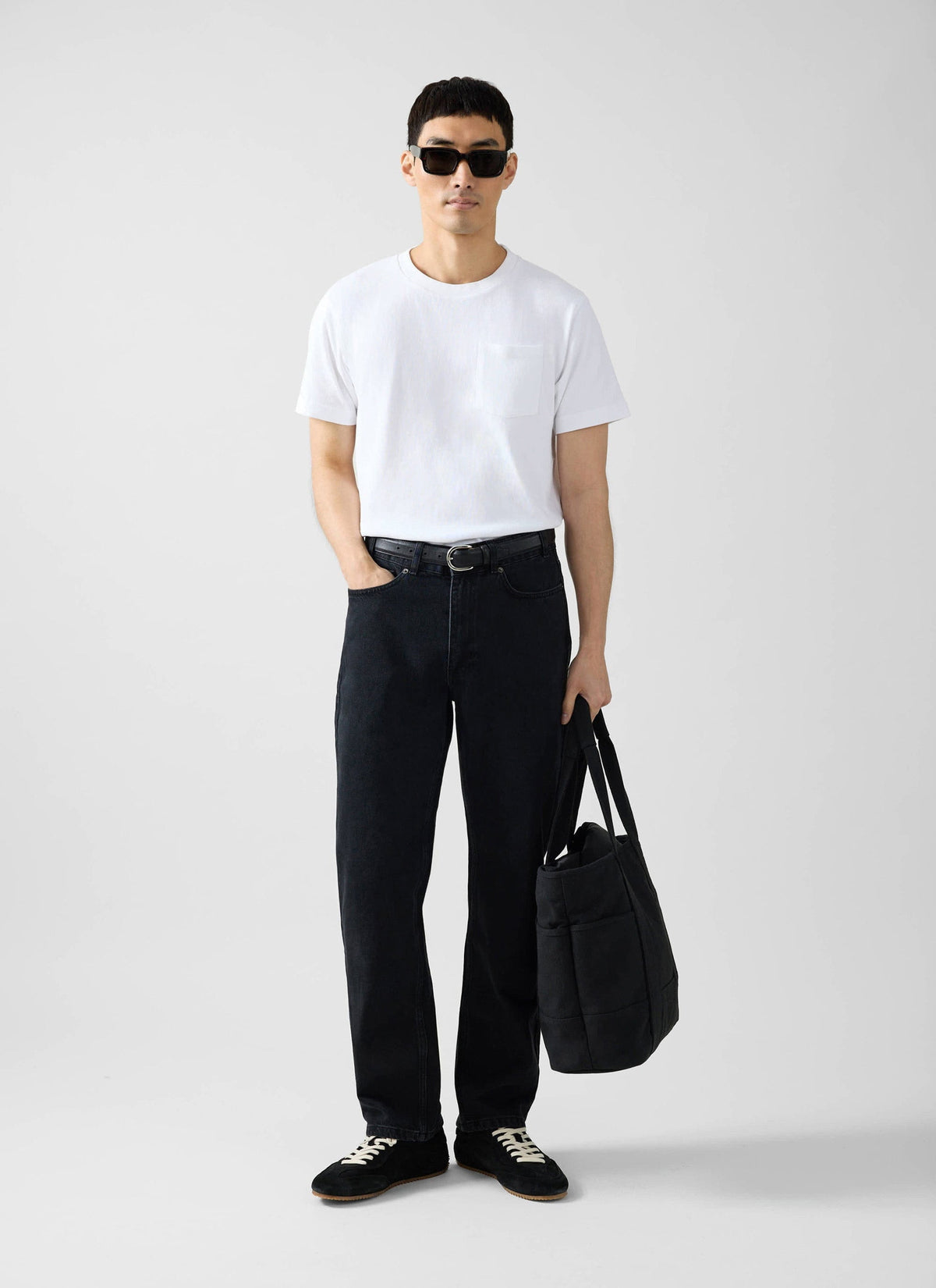 Short Sleeve Pocket T Shirt - Organic Cotton - White | Percival Hot Sale