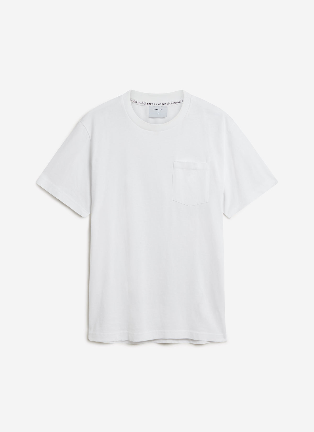 Short Sleeve Pocket T Shirt - Organic Cotton - White | Percival Hot Sale