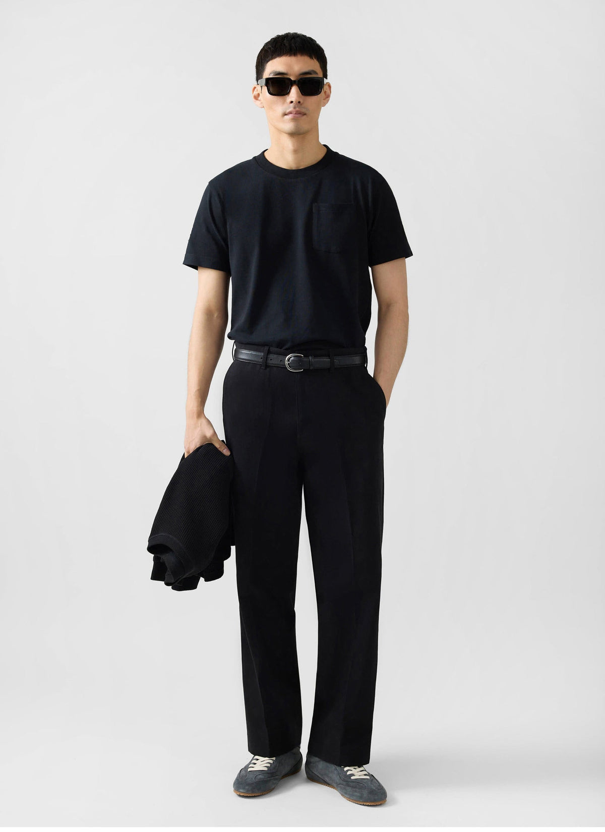 Short Sleeve Pocket T Shirt - Organic Cotton - Black | Percival Everyday