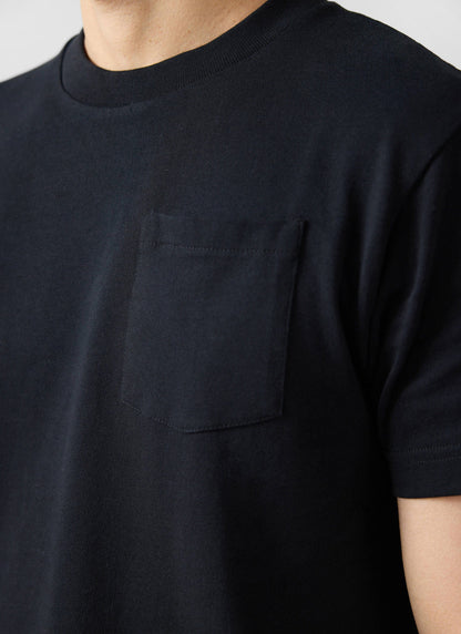 Short Sleeve Pocket T Shirt - Organic Cotton - Black | Percival Everyday