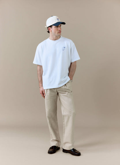 Men's T Shirt - Beach Front - Percival x Brighton & Hove Albion F.C. - White | Percival Top Pick
