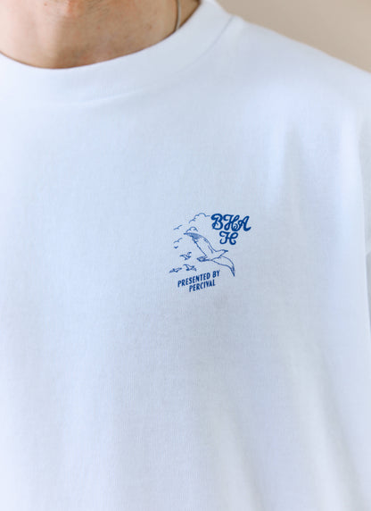 Men's T Shirt - Beach Front - Percival x Brighton & Hove Albion F.C. - White | Percival Top Pick