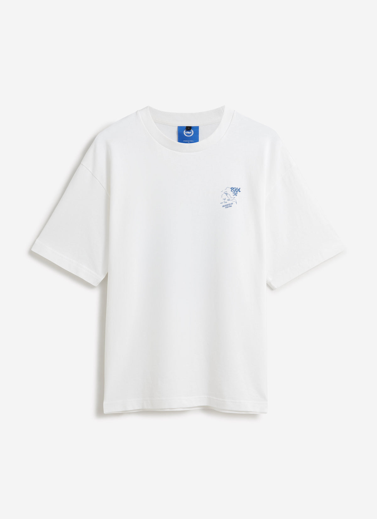 Men's T Shirt - Beach Front - Percival x Brighton & Hove Albion F.C. - White | Percival Top Pick